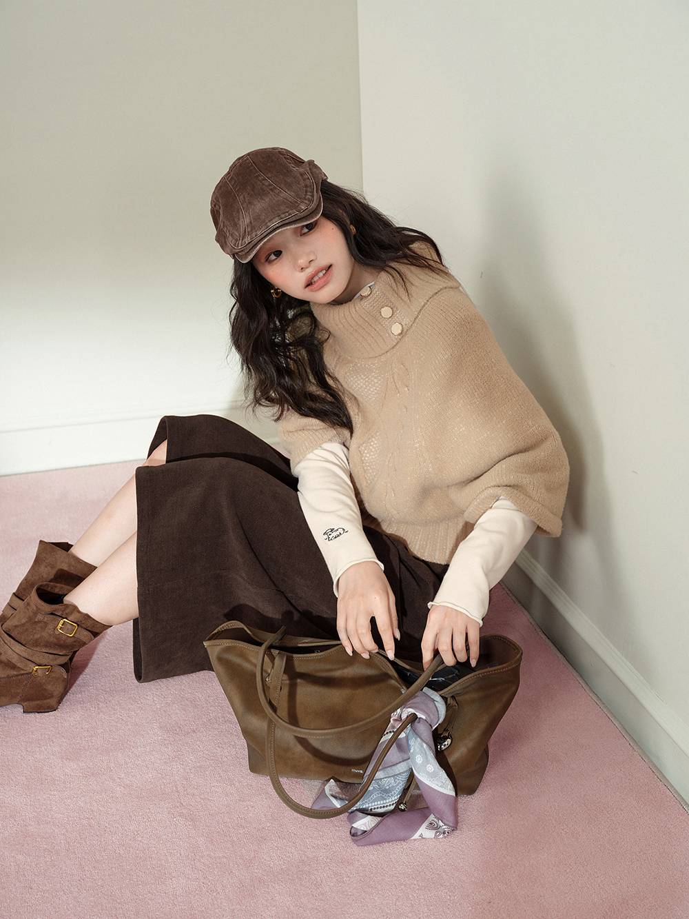 Cropped Wide Leg Pants