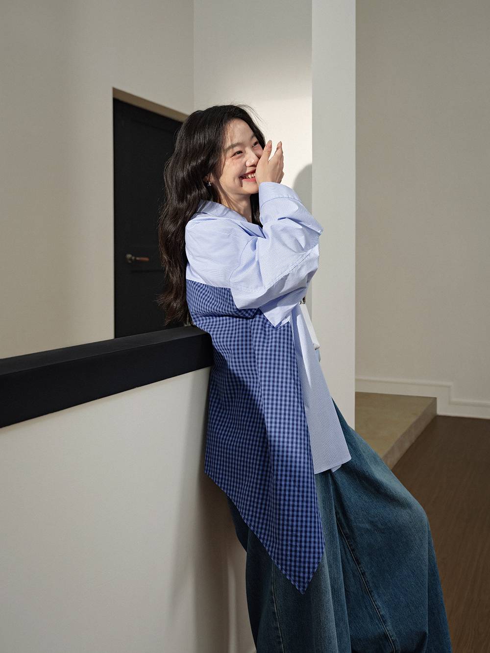 Asymmetrical Hem Blouse