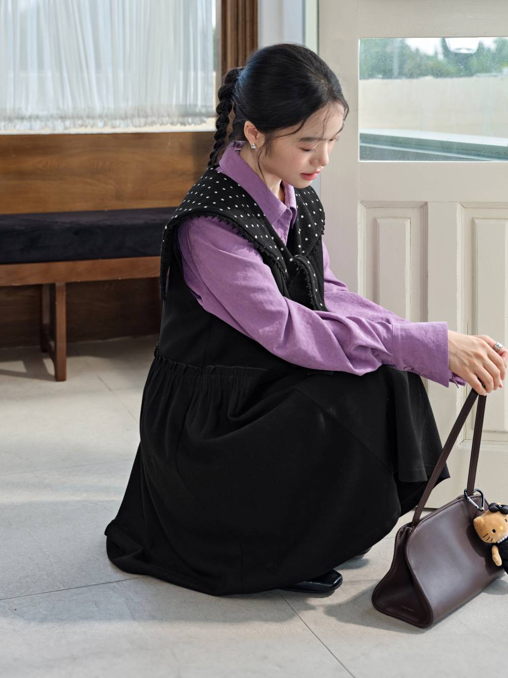 V-Neck Sleeveless Dress