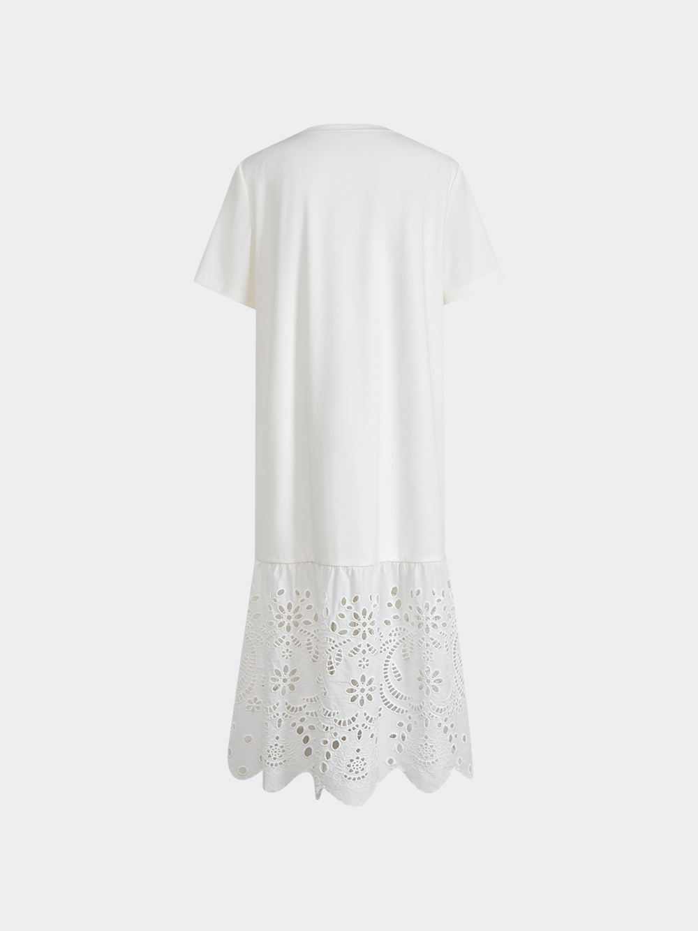 Broderie Hem Dress