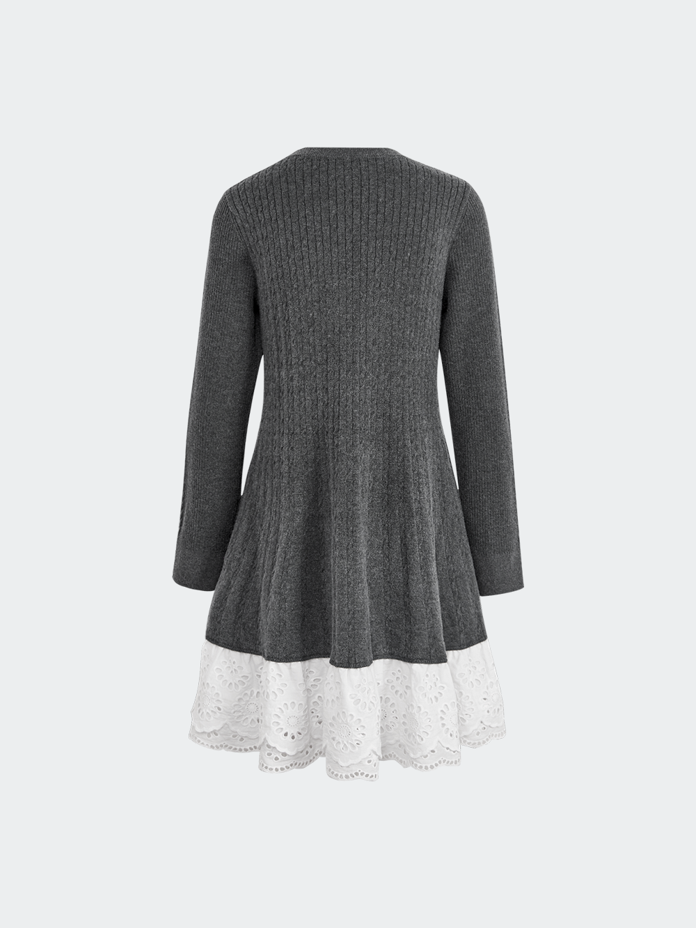 Layered Lace Hem Dress