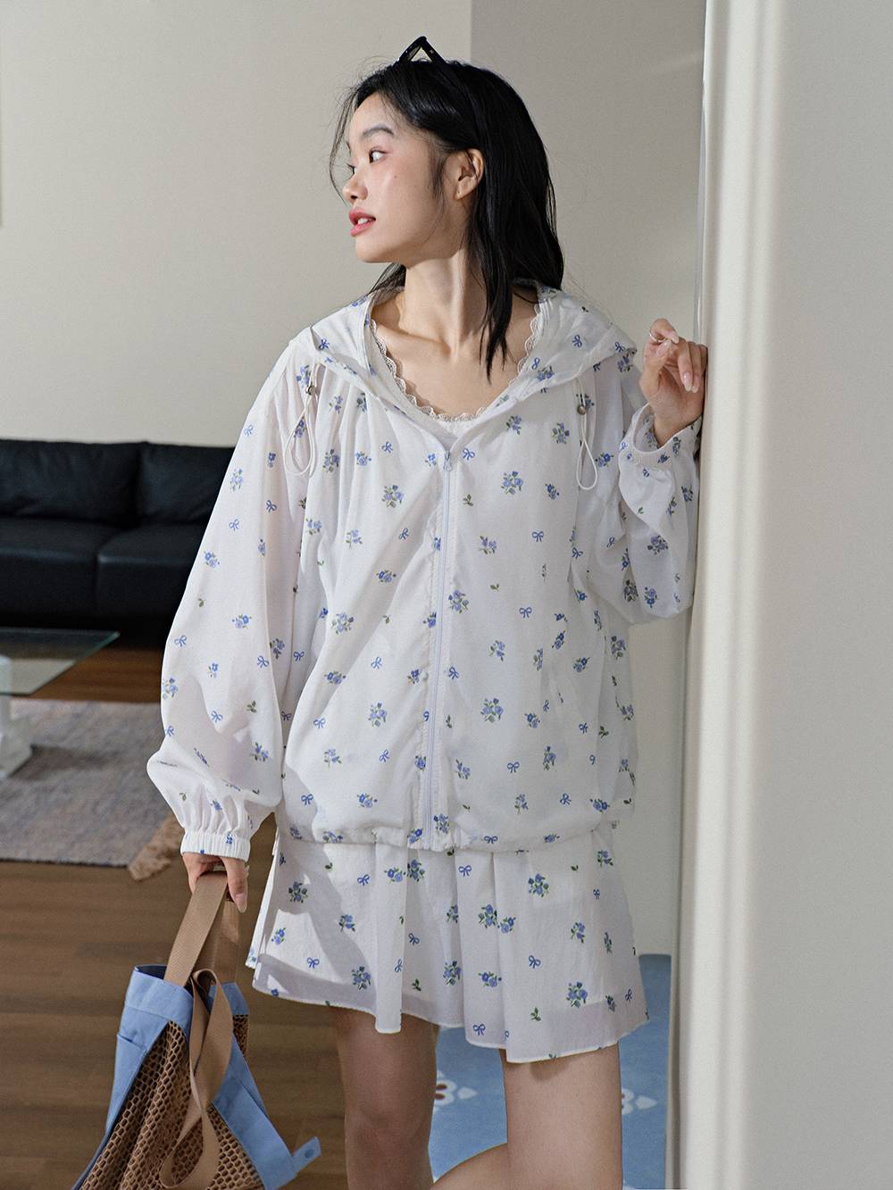 Floral Jacket and Shorts