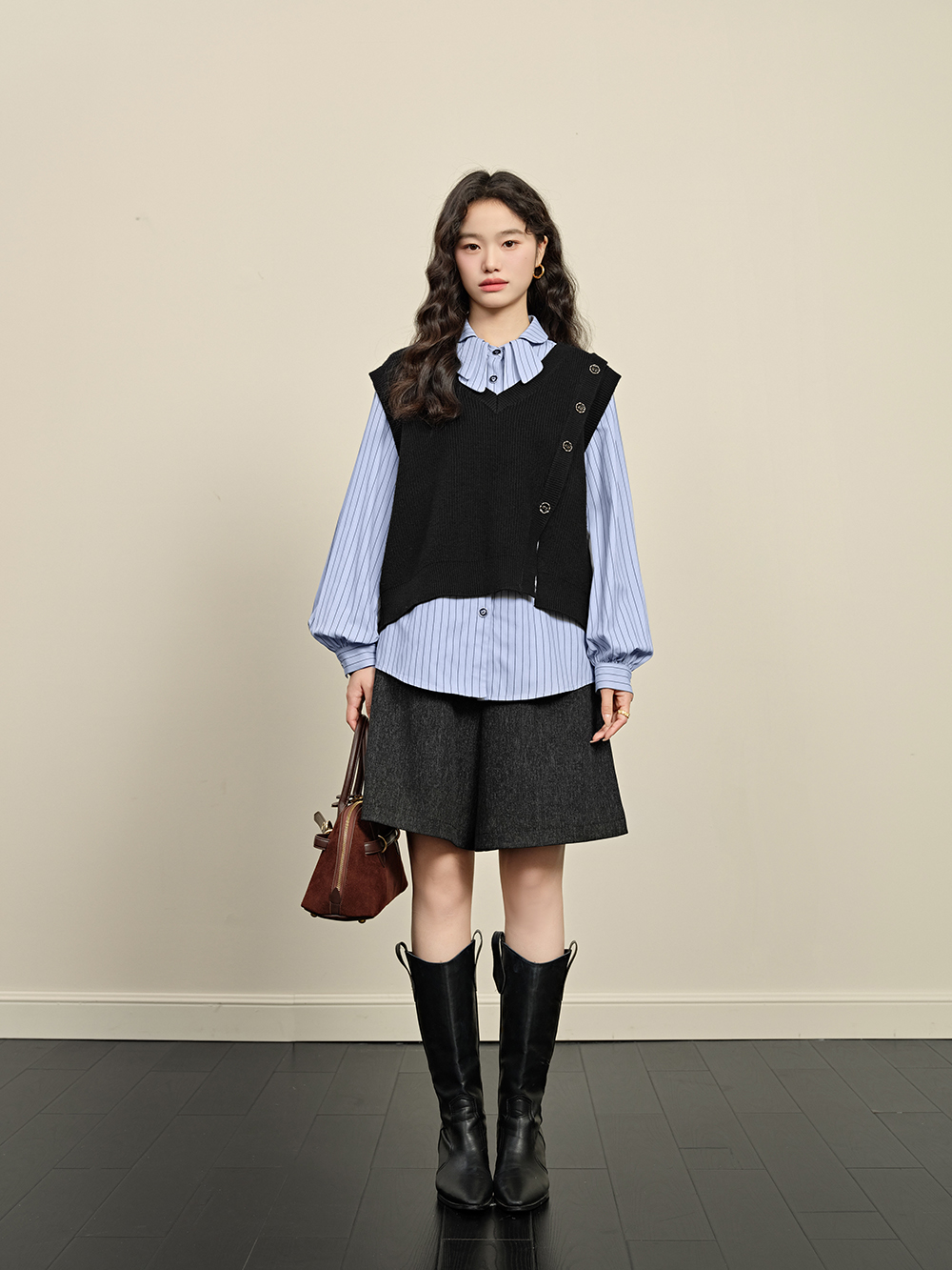Bow Collar Shirt