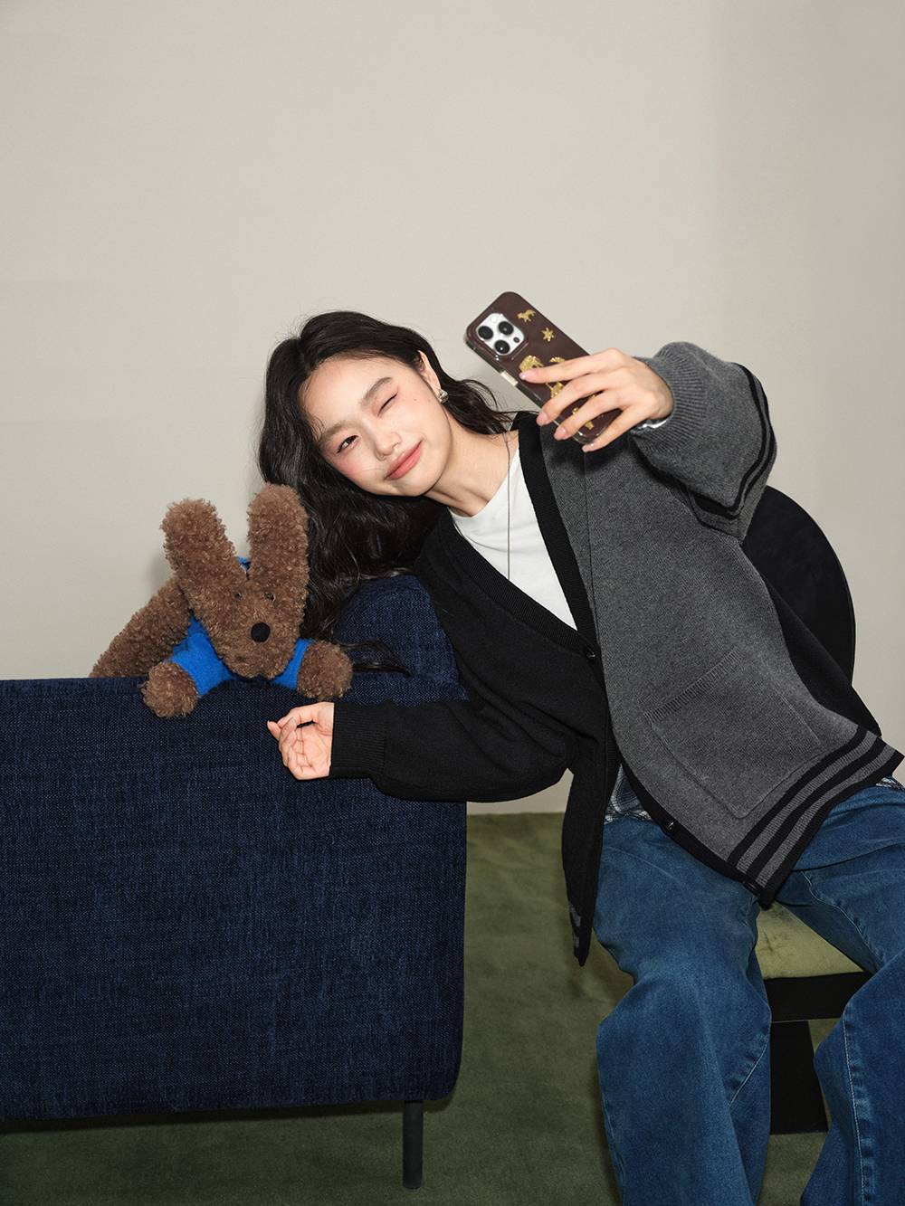 Colourblock Cardigan