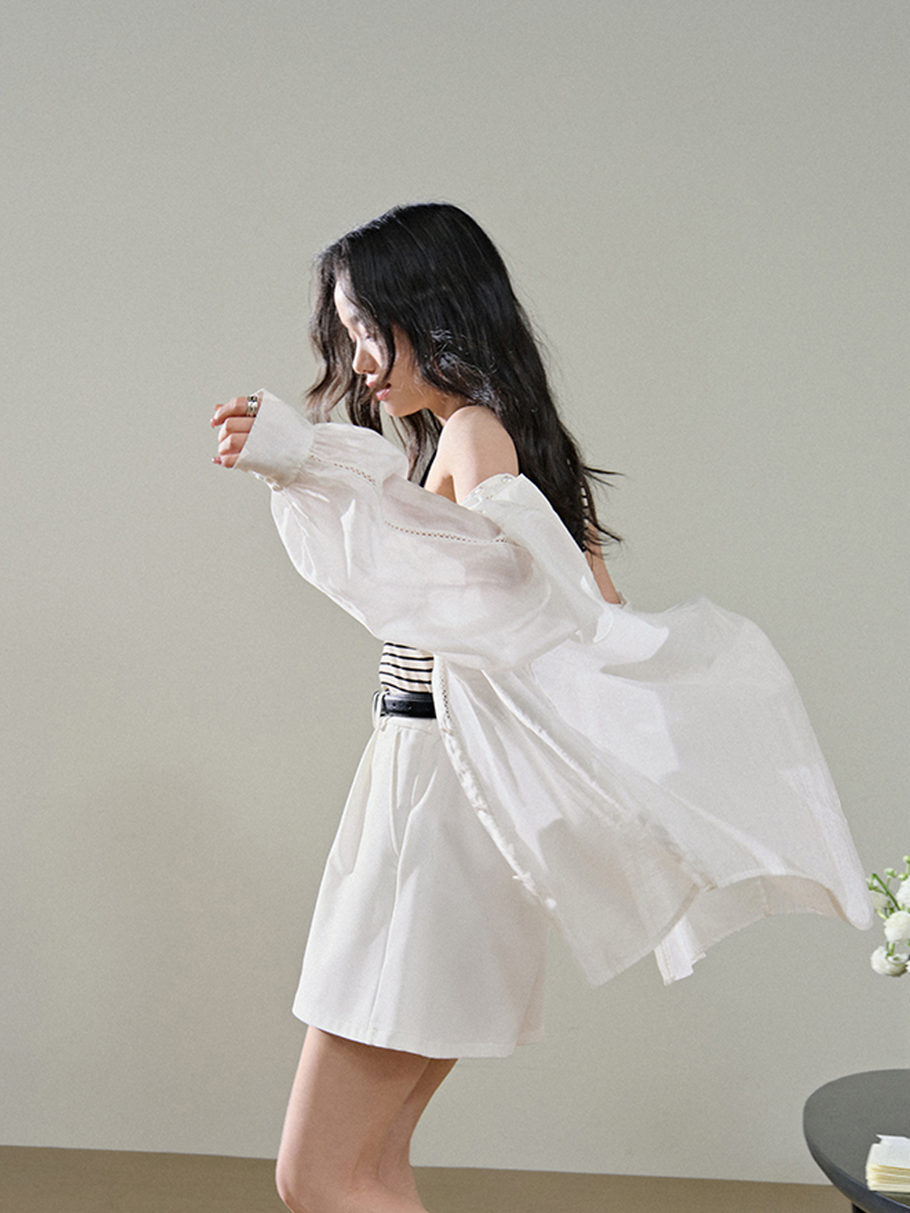 Iridescent Overlay Shirt