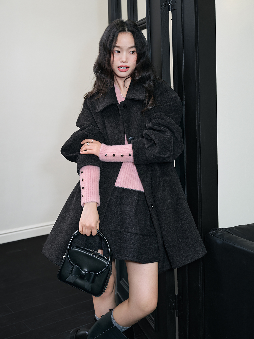 Ribbed Waist Sweater