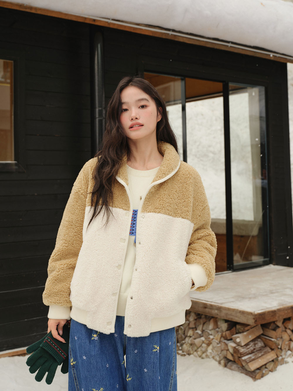 Faux Shearling Jacket