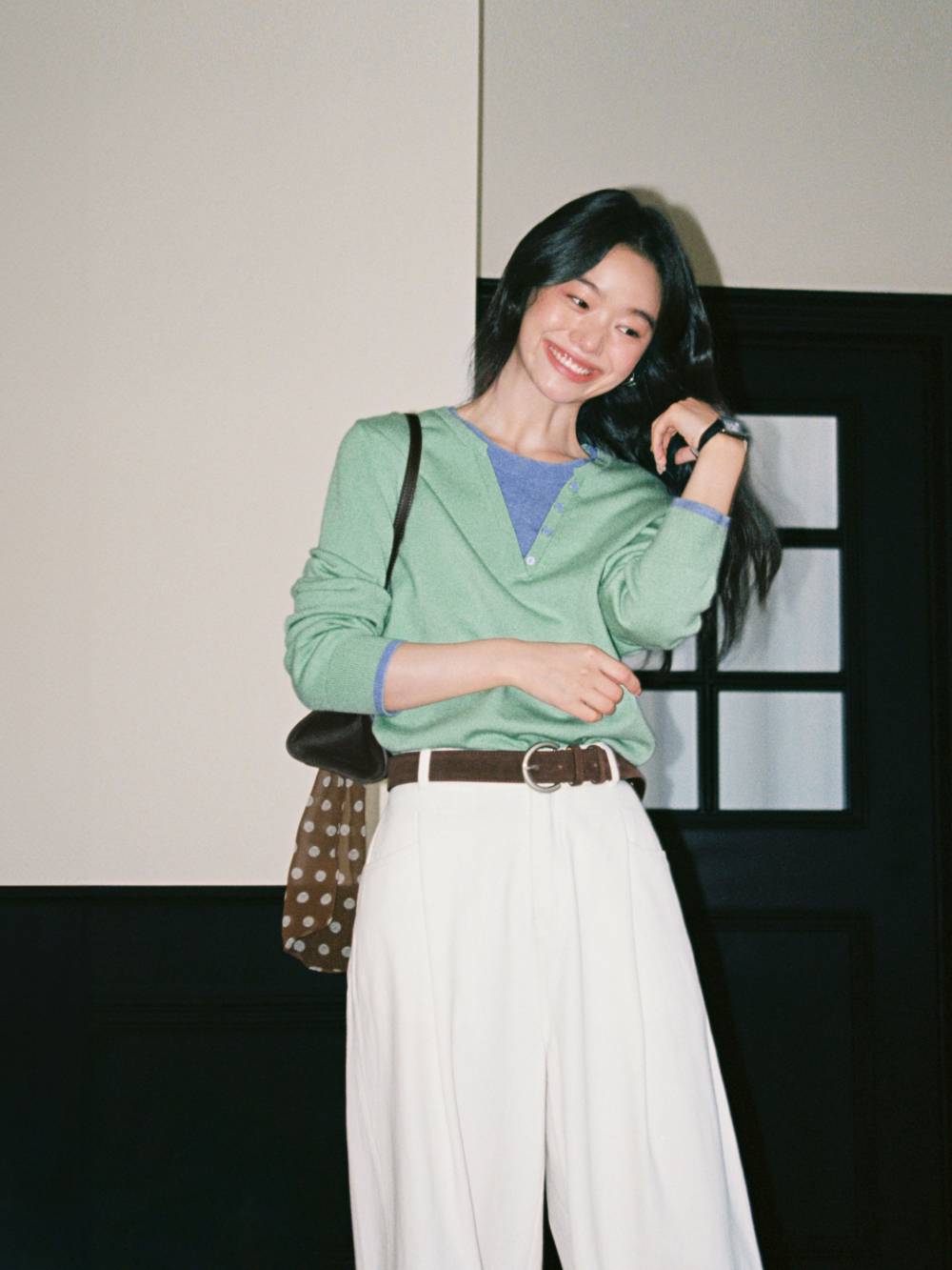 Layered Look Sweater