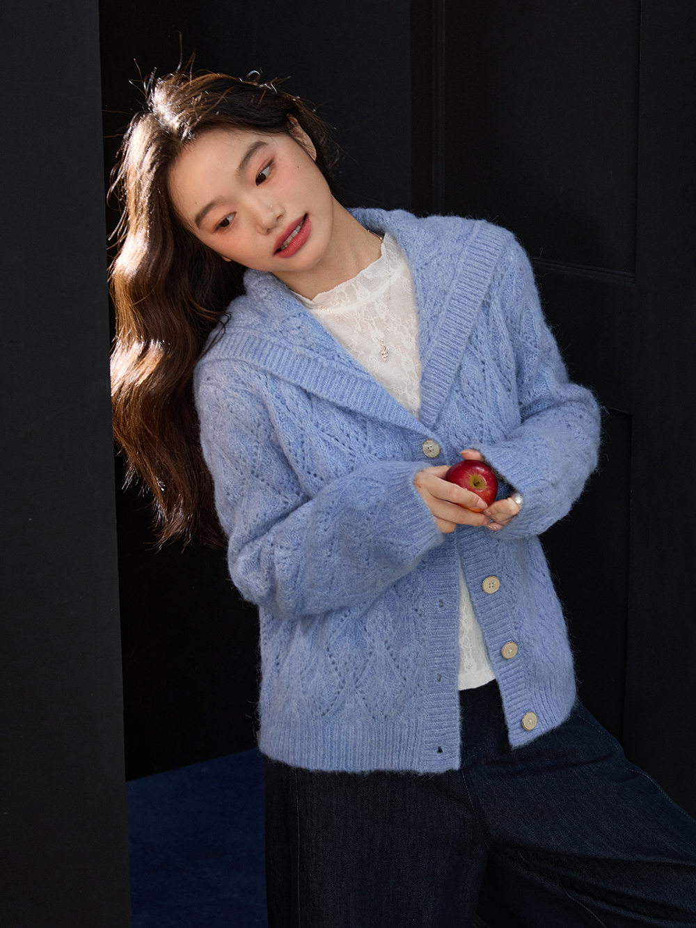 Sailor Collar Cardigan Sweater