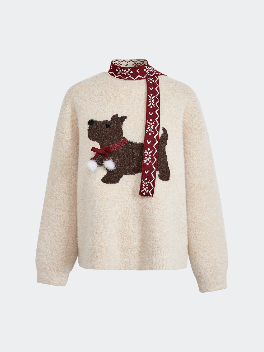 Dog Graphic Sweater