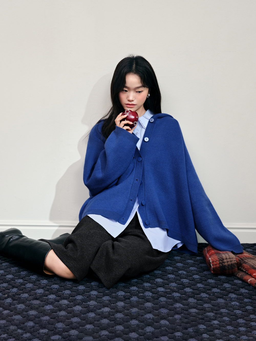 Hooded Cardigan Sweater