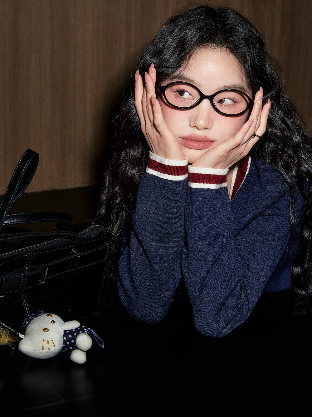 Preppy Knit Cardigan and Dress