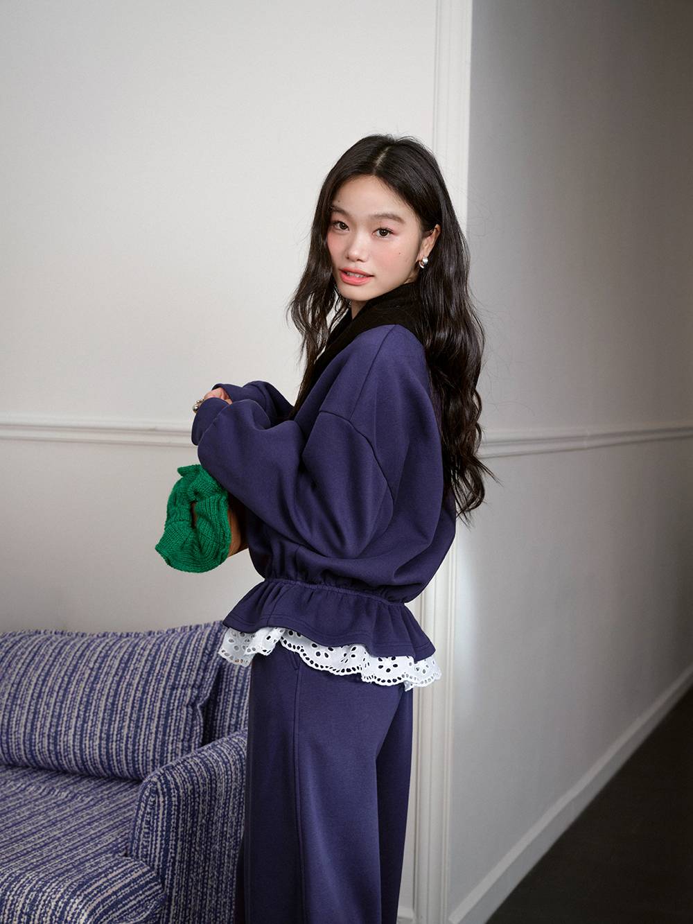 Drawstring Sweater and Elastic Pants