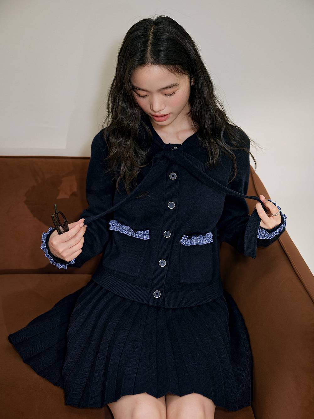 Knit Sweater and Mini Skirt