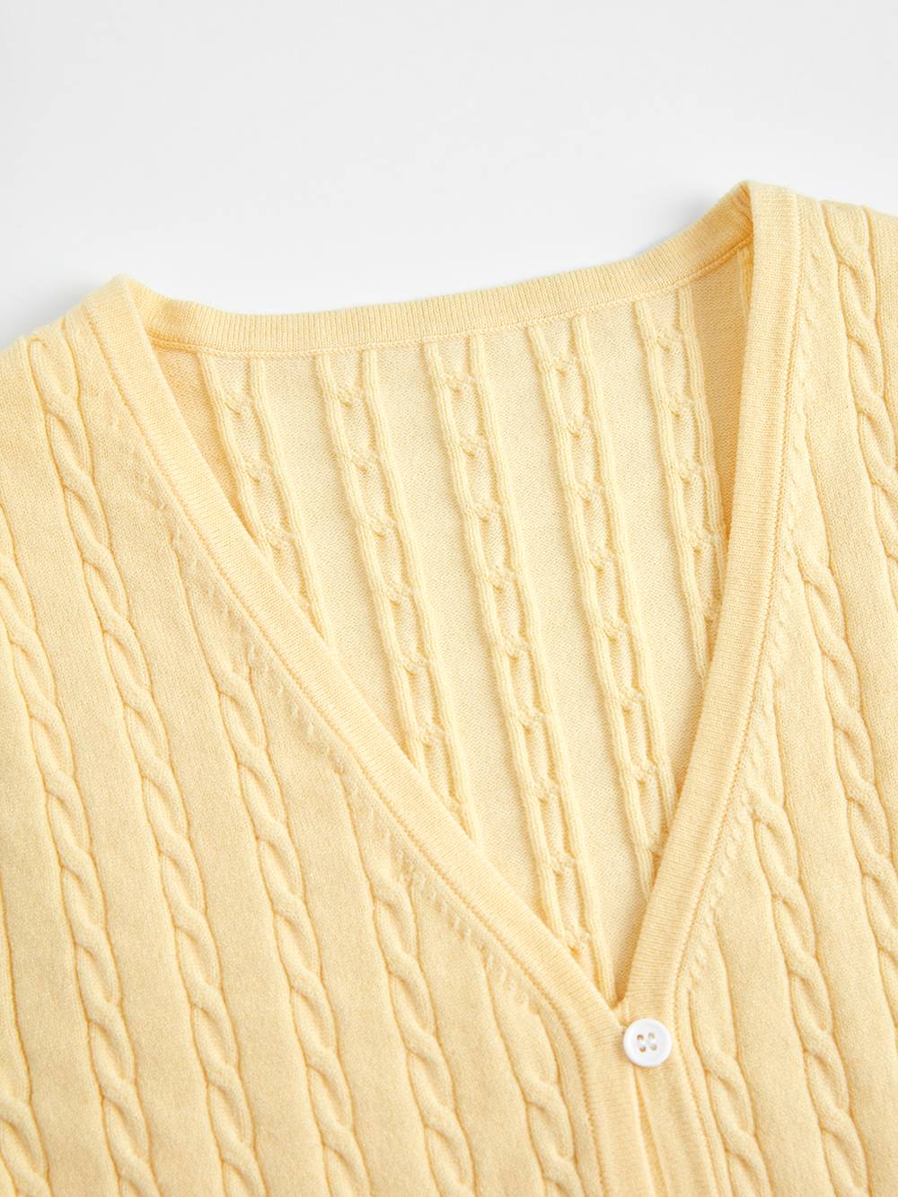 Knit Top and Lace Undershirt