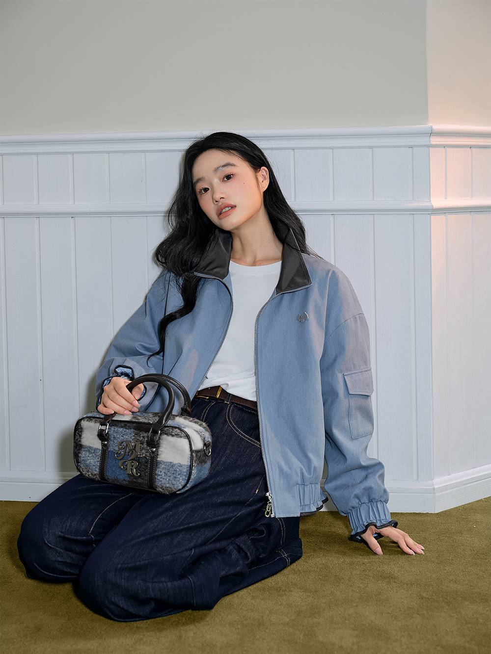 Zip-Up Jacket and Skirt