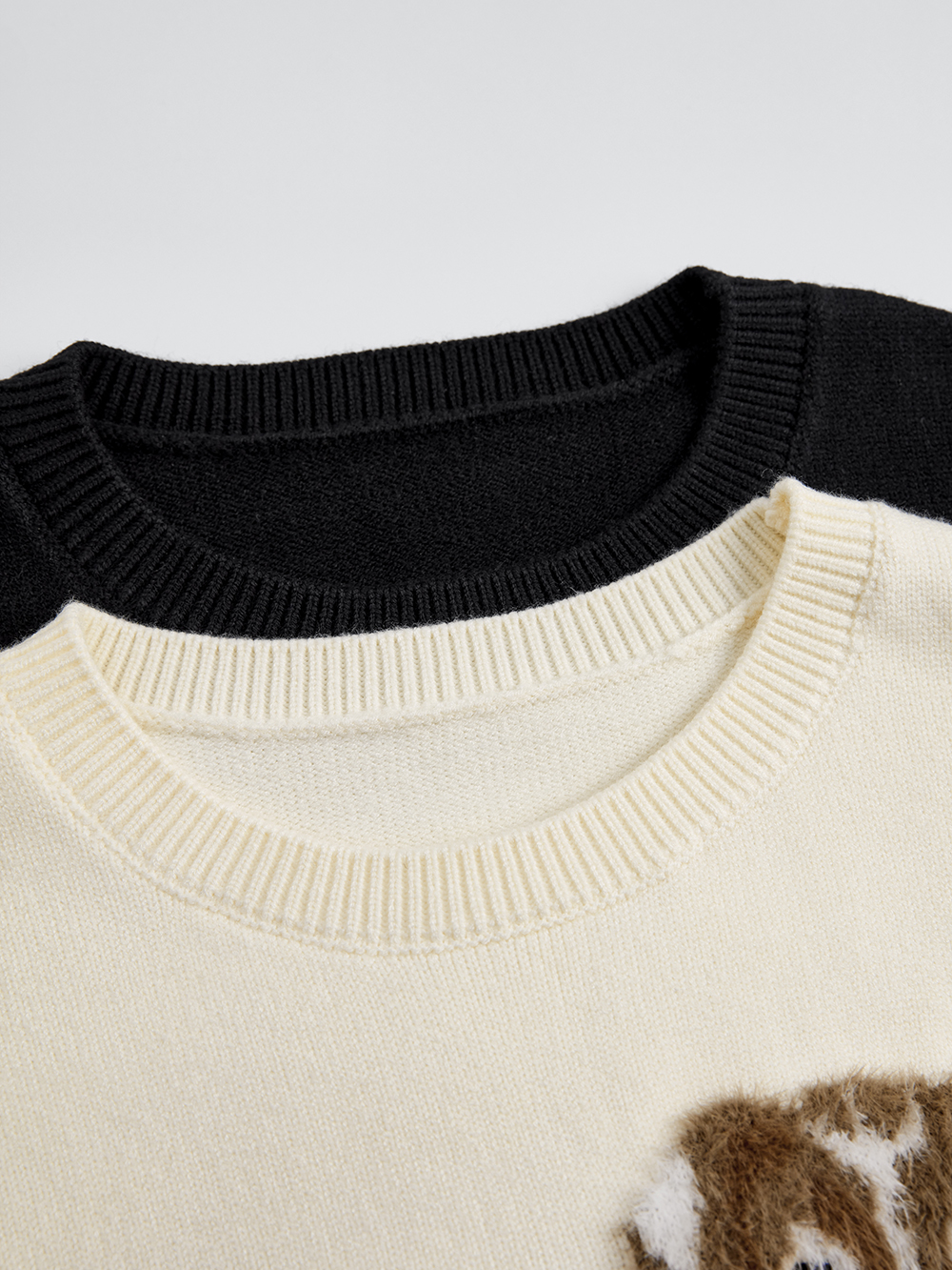 Fluffy Dog Embroidered Sweater