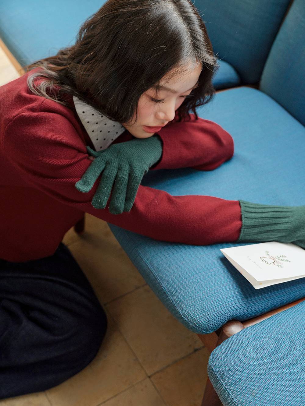 Long-Sleeve Knit Top